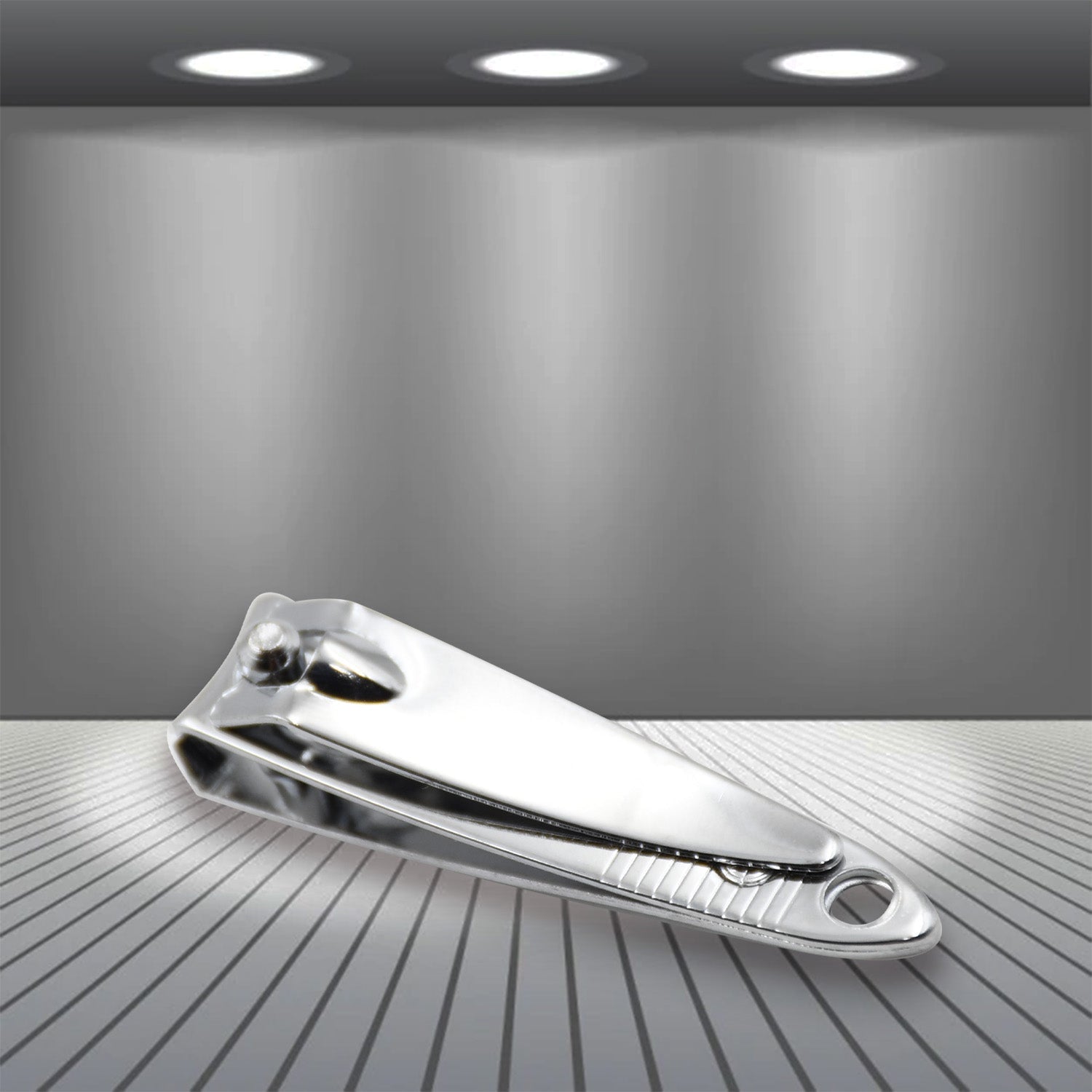 Beauty nail tools in a plastic storage case Beauty nail tools in a plastic storage case
